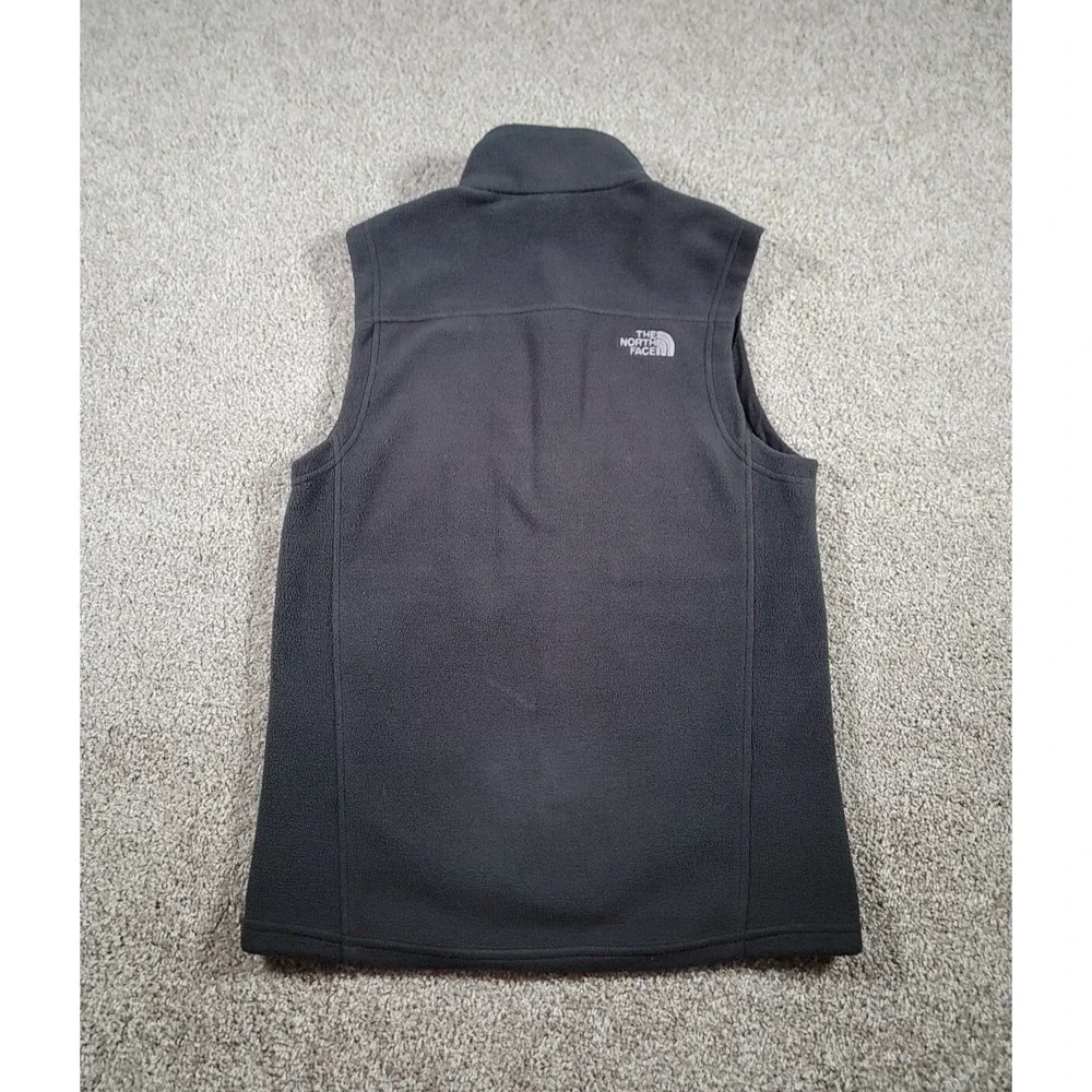 The North Face Fleece Vest Mens Small Gray Flash Dry Hiking Gorpcore Full Zip